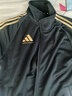 阿迪達斯（adidas）外套男女春季跑步運動(dòng)立領(lǐng)拉鏈夾克外套運動(dòng)服 黑/金 XL 曬單實(shí)拍圖
