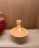 AMOR HOUR可愛(ài)烤手小貓香薰蠟燭燭臺禮盒送女朋友閨蜜生日禮物桌面裝飾擺件 曬單實(shí)拍圖