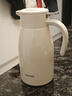 蘇泊爾保溫壺316L不銹鋼大容量家用熱水壺辦公室保溫瓶熱水瓶 2L奶油白 曬單實(shí)拍圖
