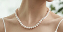 京潤珍珠項鏈女925銀韻華淡水珍珠項鏈強光通勤百搭禮物送愛(ài)人媽媽 曬單實(shí)拍圖
