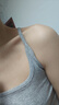 UR2026夏季新款女裝時(shí)尚休閑百搭修身方領(lǐng)背心UWM450064 淺灰 M 曬單實(shí)拍圖