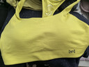 SN羊毛運動(dòng)內衣背心式抹胸無(wú)痕運動(dòng)高彈抗起球文胸內衣bra運動(dòng)上衣 芥末黃 L 80A-80C 曬單實(shí)拍圖