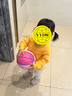 亞之杰玩具球小豬佩奇兒童籃球3號幼兒園皮球2-6歲拍拍球親子生日節日禮物 曬單實(shí)拍圖