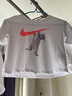 NIKE 耐克童裝女童短袖T恤夏季新款小童柔軟舒適短袖T恤上衣 曬單實(shí)拍圖