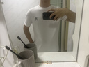 海瀾之家（HLA）短袖T恤男26新山不在高系列涼感刺繡短袖男夏季 本白50 M 170/88A 推薦125~136斤 曬單實(shí)拍圖