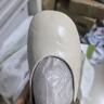 天美意羊脂軟糖羊皮復古瑪麗珍軟底小皮鞋平底鞋女淺口單鞋2026春季新款 雙子扣款-米白（羊皮） 35 曬單實(shí)拍圖