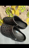 CROCS卡駱馳檀健次同款經(jīng)典洞洞鞋男鞋一腳蹬沙灘鞋拖鞋|10001 黑色-001(含智必星) 41 /42(260mm) 曬單實(shí)拍圖