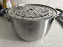 美廚（MAXCOOK）316L不銹鋼蒸鍋二層28cm家用復底蒸煮湯鍋燃氣灶電磁爐通用MCZ893 曬單實(shí)拍圖