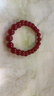 周六福  水晶瑪瑙玉髓手串男女款綠幽靈超七招財手鏈 增強自信-朱紅瑪瑙 8mm 曬單實(shí)拍圖