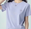 佐丹奴短袖T恤女2026年夏新款純棉花束刺繡森系圓領(lǐng)上衣13326321 曬單實(shí)拍圖