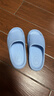 樸西小鯊魚(yú)兒童拖鞋軟底男童洗澡防滑居家室內拖鞋女童 原力藍 34-35 曬單實(shí)拍圖