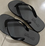 大嘴猴（paul frank）人字拖男士大碼夏季拖鞋戶(hù)外外出防滑耐磨夾趾沙灘鞋 黑  44-45 曬單實(shí)拍圖