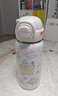 幾物森林 兒童保溫杯大容量男女兒童水杯304不銹鋼保冷吸管杯 白色500ml 曬單實(shí)拍圖
