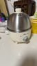 小熊（Bear） 煮蛋器 小型家用電蒸鍋智能定時(shí)不銹鋼蒸蛋器自動(dòng)斷電蒸鍋雞蛋羹迷你雞蛋器易操作 單層 【旋鈕定時(shí)+304不銹鋼】ZDQ-B07C3 曬單實(shí)拍圖
