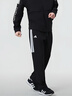 阿迪達斯（adidas）長(cháng)褲男女春季寬松透氣直筒褲跑步運動(dòng)防風(fēng)休閑褲  黑白 L 曬單實(shí)拍圖