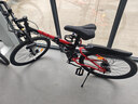 鳳凰官方旗艦店折疊山地車(chē)自行車(chē)變速軟尾越野騎行男士女式青少年單車(chē) 黑紅輻條/折疊雙減震/建大輪胎 26英寸【適合155-185cm】 24速(35%客戶(hù)選擇) 曬單實(shí)拍圖