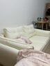 秀帛奶油風(fēng)布藝沙發(fā)客廳現代簡(jiǎn)約大小戶(hù)型輕奢科技布三四人位直排沙發(fā) 免洗科技布+羽絨絲綿座包 三人位 2.1m 曬單實(shí)拍圖