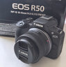 佳能（Canon）EOS R50+18-45mm R50套機黑色 微單相機 Vlog人像美顏旅行記錄 新手入門(mén) 曬單實(shí)拍圖
