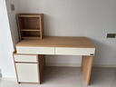 全友家居原木風(fēng)書(shū)桌書(shū)架組合一體辦公學(xué)習電腦收納桌臥室床頭寫(xiě)字桌 曬單實(shí)拍圖