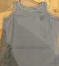 蕉內【活動(dòng)】300E兒童家居內衣薄款背心100%純棉男女童圓領(lǐng)打底上衣 【背心】鋯-氤藍 110 曬單實(shí)拍圖