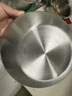 炊大皇316不銹鋼盆料理盆加厚加深洗菜盆和面盆打蛋沙拉盆廚房家用22cm 曬單實(shí)拍圖