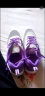 轩途诗女鞋透气网面板鞋女士鞋韩版百搭透气学生跑步休闲鞋女运动鞋子 紫色镂空 39 实拍图