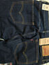 Levi's李維斯新品男士502經(jīng)典低腰錐形簡(jiǎn)約復古牛仔長(cháng)褲修飾腿型 深藍色 34 (32) 曬單實(shí)拍圖