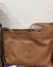 BAGTREE包包樹(shù)奶盒hobo女包輕奢植鞣皮單肩通勤斜挎腋下包 烤棕色-大號 高級小眾 曬單實(shí)拍圖