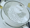 美的（Midea）電煮鍋 宿舍小鍋 不銹鋼0涂層 小電鍋 學(xué)生寢室一體泡面火鍋多功能 電蒸鍋 電熱鍋 XZE1614 配蒸籠 曬單實(shí)拍圖