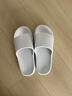 果洛菲（GUOLUOFEI）踩屎感eva拖鞋男女夏季浴室洗澡大碼防滑男士涼拖鞋 灰色 46-47 曬單實(shí)拍圖