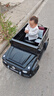 邁多熊奔馳大g兒童電動(dòng)車(chē)可坐大人雙人小孩車(chē)四輪越野遙控玩具電動(dòng)汽車(chē) 高配黑：四驅+超大電瓶+遙控皮座 曬單實(shí)拍圖