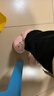 牧童兒童拖鞋夏男寶寶洞洞鞋軟底女童卡通洗澡嬰幼兒家居鞋萌兔粉150 曬單實(shí)拍圖
