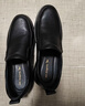 紅蜻蜓男士真皮一腳蹬軟底商務(wù)休閑皮鞋中年爸爸鞋男鞋 WTA33107 黑色42 曬單實(shí)拍圖