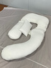 IVLISA法國品牌孕婦枕頭護頸椎助睡眠專(zhuān)用孕婦枕長(cháng)條側睡枕護腰托腹枕 可拆卸頭枕款【歐洲一級母嬰標準】針織棉-奶白色 單只 曬單實(shí)拍圖