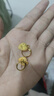 大撿漏正品24純真沙金耳環(huán)女氣質(zhì)滿(mǎn)天星素圈耳圈黃金色高檔耳墜 旺夫*招財*愛(ài)心耳環(huán)3.518克[僅 曬單實(shí)拍圖