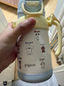 貝親（Pigeon）保溫杯兒童吸管杯 學(xué)生便攜雙飲水杯單手柄450ml(藍色萌爪小分隊) 曬單實(shí)拍圖