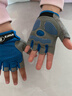 偶森兒童騎行手套運動(dòng)防滑單杠攀巖攀爬戶(hù)外體育自行車(chē)男女童半指手套 曬單實(shí)拍圖