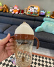 世喜兒童吸管杯奶瓶1-3歲大寶寶學(xué)飲水杯嬰兒PPSU牛奶杯水杯重力球 曬單實(shí)拍圖