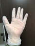 烏斯京一次性手套PVC手套100只中碼食品級實(shí)驗美容清潔烘焙餐飲廚房手套 曬單實(shí)拍圖