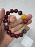 李居明朱砂手串五路財神手鏈轉運珠男女款紫金砂水晶瑪瑙本命年禮物 曬單實(shí)拍圖