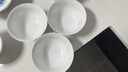 富玉景德鎮玲瓏高溫瓷吃飯碗家用面碗中式釉下彩純白餐具送禮 福字5寸飯碗-三只裝 曬單實(shí)拍圖