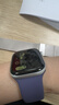 Apple/蘋(píng)果 Watch S11 智能手表GPS款46毫米銀色鋁金屬表殼霧紫色運動(dòng)型表帶S/M MEVW4CH/B 曬單實(shí)拍圖