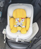 qborn小海豚pro安全座椅0-7歲360旋轉i-Size嬰兒童寶寶車(chē)載米色坐椅 蒙德里安黃-25升級通風(fēng)款【智能語(yǔ)音通風(fēng)】 曬單實(shí)拍圖