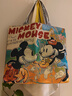 【物超所值】時(shí)尚休閑帆布包女單肩包上班托特包帆布袋卡通包包 米老鼠 大包 曬單實(shí)拍圖