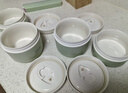 ymer保溫飯盒【陶瓷組合飯盒綠色2個(gè)裝+保溫袋+餐具（一大一?。?曬單實(shí)拍圖