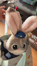 迪士尼（Disney）瘋狂動(dòng)物城朱迪斜挎包兔子玩偶包毛絨玩具兒童生日禮物送女孩閨蜜 曬單實(shí)拍圖