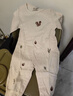 乖奇熊嬰兒衣服純棉連體衣春秋季睡衣無(wú)骨居家服男女寶寶哈衣爬服春裝 曬單實(shí)拍圖