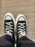 匡威（Converse）男女Chuck Taylor All Star 1970S帆布鞋162050C 36.5碼US4碼 曬單實(shí)拍圖