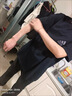 ADDS Y-3阿迪三葉草t恤夏季百搭短袖男女潮流ins純棉寬松日系夏季T恤爆款 阿迪達斯黑色小標 L  120-135斤 曬單實(shí)拍圖