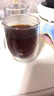 小雨點(diǎn)玻璃茶杯雙層玻璃杯時(shí)尚水杯子咖啡杯辦公杯牛奶花茶果茶杯 Q杯大號兩只裝(不包括托盤(pán)))· 曬單實(shí)拍圖